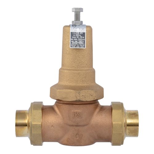 Main product image of 1-1/4" EB45 Double Union Sweat Pressure Regulating Valve, Metal Top (Lead Free)