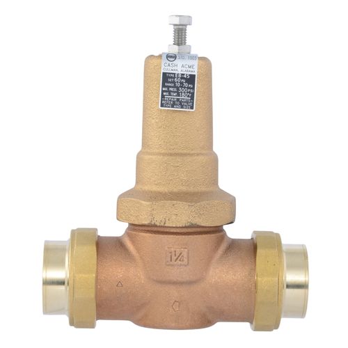 Main product image of 1-1/4" EB45 Double Union Threaded Pressure Regulating Valve, Metal Top (Lead Free)
