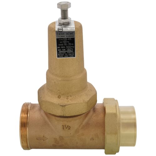 Main product image of 1-1/2" EB45 Single Union Threaded Pressure Regulating Valve, Metal Top (Lead Free)