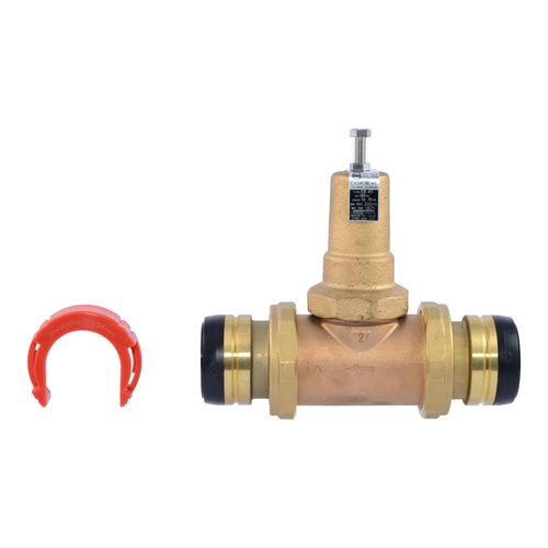 Main product image of 2" EB45 SharkBite Push-To-Connect Double Union Pressure Regulating Valve, Metal Top (Lead Free)