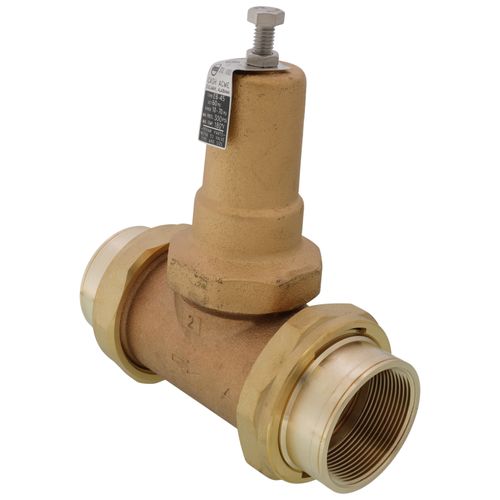 Main product image of 2" EB45 Double Union Threaded Pressure Regulating Valve, Metal Top (Lead Free)