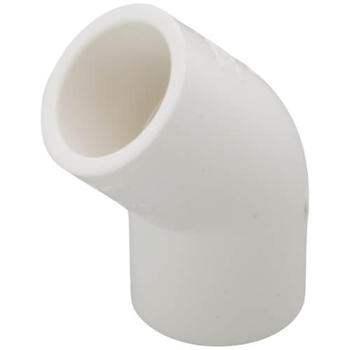 Main product image of 1/2" PVC Sch. 40 45-Degree Elbow