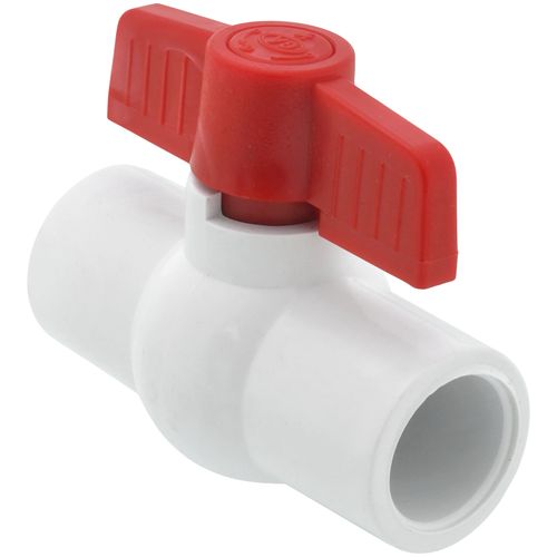Main product image of 1/2" SCH 40 PVC Ball Valve (Solvent)