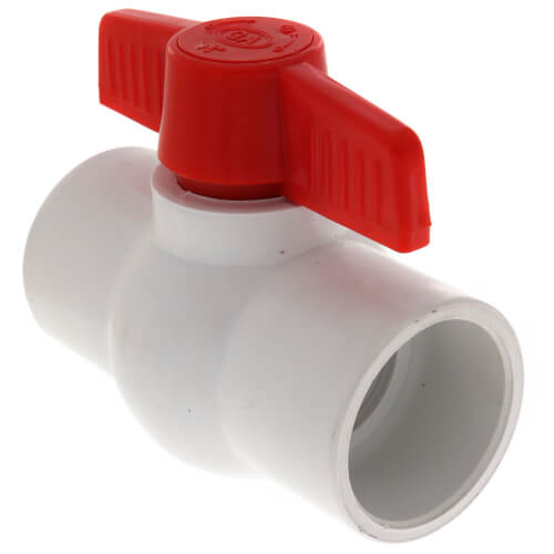 Main product image of 1-1/4" SCH 40 PVC Ball Valve (Solvent)