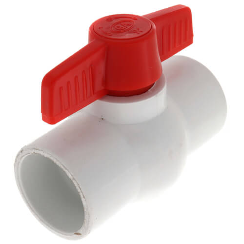 Main product image of 1-1/4" SCH 40 PVC Ball Valve (Solvent)