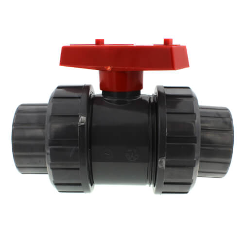 Main product image of 2" Gray Sch 40. PVC True Union Ball Valve