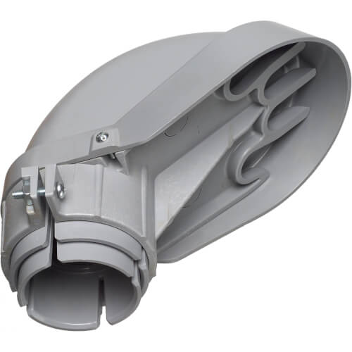 Main product image of 3" to 4" PVC Entrance Cap