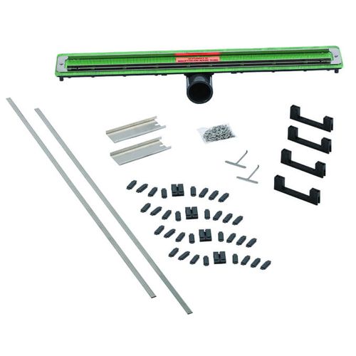 Main product image of 32" PVC ShowerLine Drain Body with 1.5" Vertical Waste Outlet