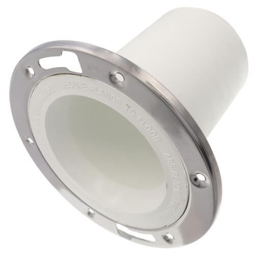 Main product image of 3" x 4" PVC Closet Flange w/ Stainless Steel Ring