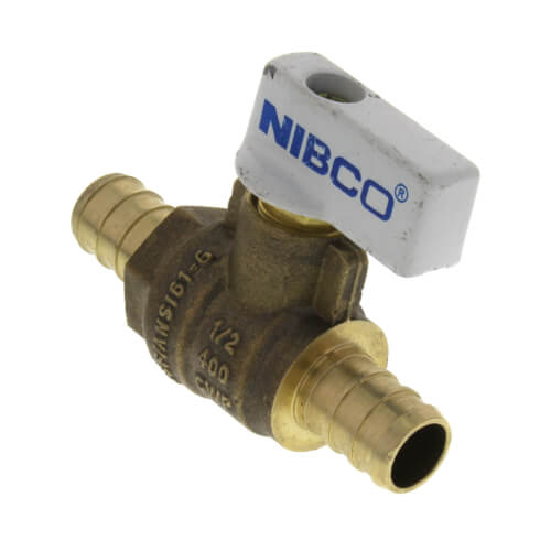 Main product image of 1/2" PEX Bronze Mini Ball Valve (Lead Free)