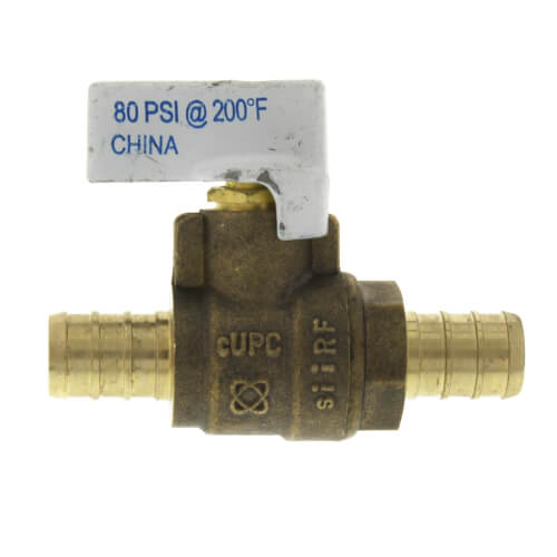 Main product image of 1/2" PEX Bronze Mini Ball Valve (Lead Free)