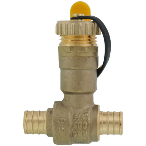 Main product image of 3/4" PEX Crimp Ball Valve w/ Hose Drain (Lead Free)