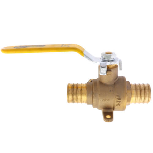 Main product image of 1" PEX Ball Valve w/ Waste Drain & Drop Ear Elbow (Lead Free)