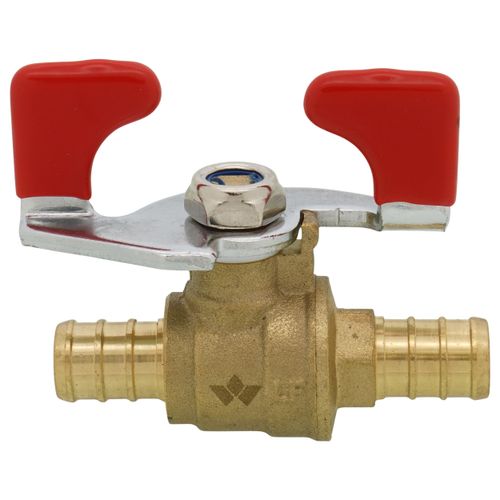 Main product image of 1/2" PEX x 1/2" PEX Ball Valve, T-Handle (Lead Free)