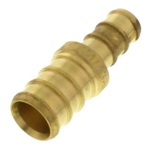 LEAD-FREE Brass Crimp Fitting 3/8" PEX Coupling 