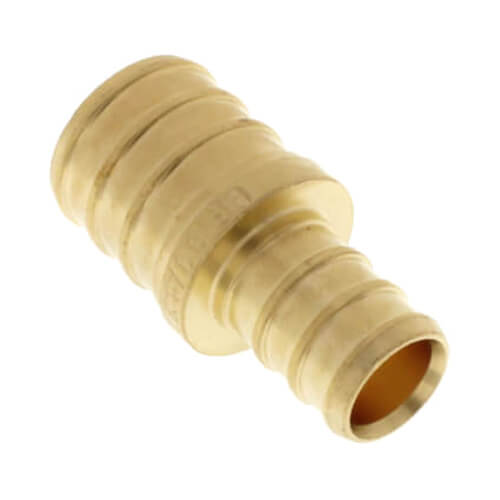 Main product image of 1/2" PEX x 3/4" PEX Brass Coupling (Lead Free)