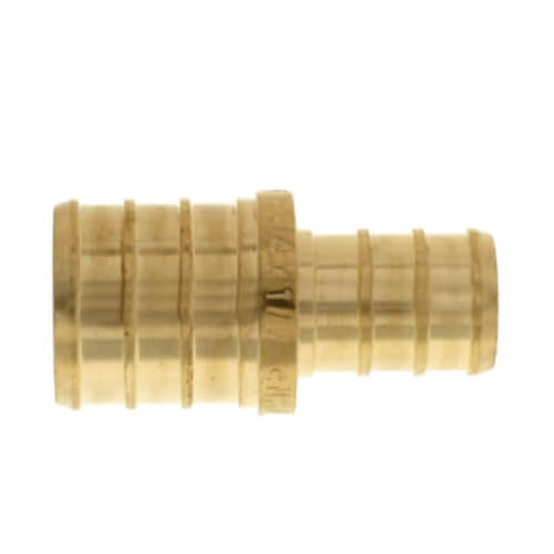 Main product image of 1/2" PEX x 3/4" PEX Brass Coupling (Lead Free)