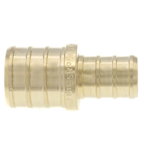 1/2" PEX x 3/4" PEX DZR Brass Coupling (Lead Free)