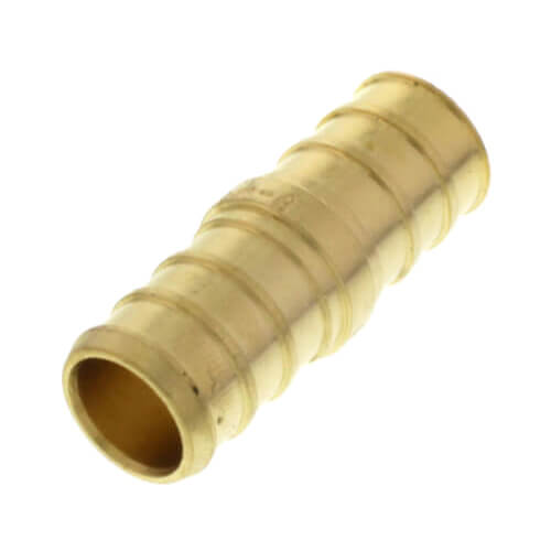 Main product image of 1/2" PEX x 1/2" PEX Brass Coupling (Lead Free)
