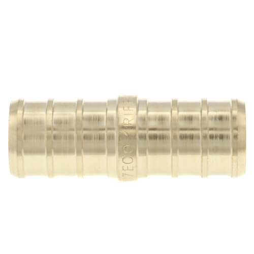 1/2" PEX x 1/2" PEX DZR Brass Coupling (Lead Free)