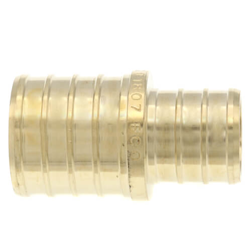 3/4" PEX x 1" PEX DZR Brass Coupling (Lead Free)