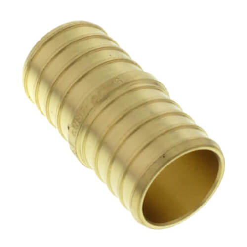 1" PEX x 1" PEX Brass Coupling (Lead Free)