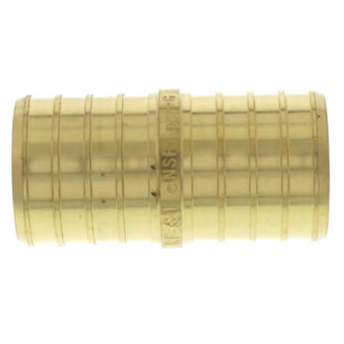 1" PEX x 1" PEX Brass Coupling (Lead Free)