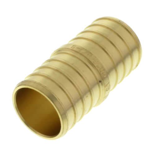 1" PEX x 1" PEX Brass Coupling (Lead Free)