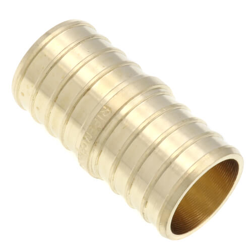 1" PEX x 1" PEX DZR Brass Coupling (Lead Free)