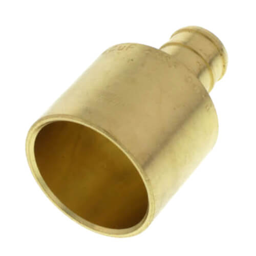 Brass Crimp Fittings 25 1/2" PEX x 3/4" Male Sweat Adapters 