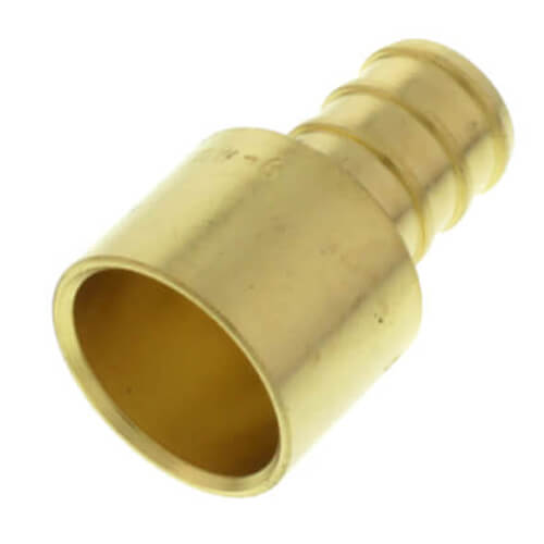 Main product image of 1/2" PEX x 1/2" Female Sweat Copper Pipe Brass Adapter (Lead Free)