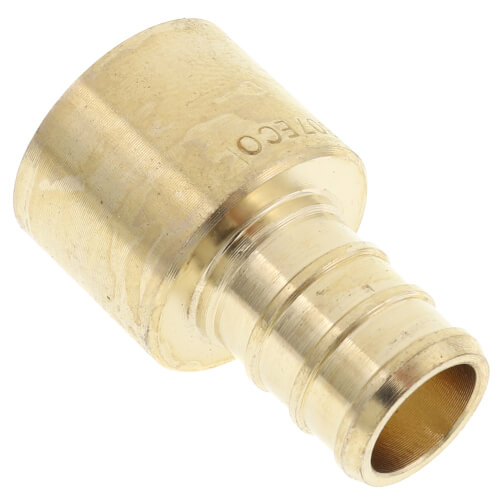 1/2" PEX x 1/2" Female Sweat Copper Pipe DZR Brass Adapter (Lead Free)