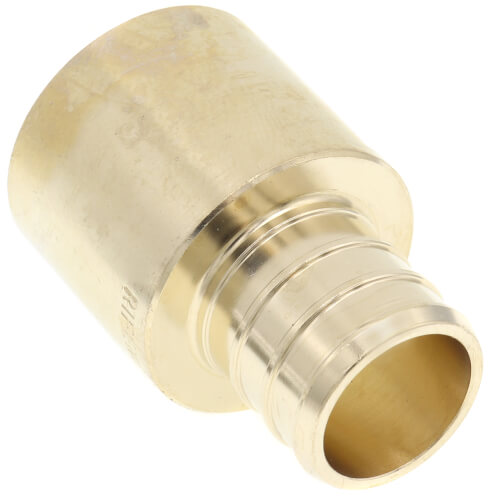 3/4" PEX x 3/4" Female Sweat Copper Pipe DZR Brass Adapter (Lead Free)