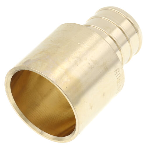 3/4" PEX x 3/4" Female Sweat Copper Pipe DZR Brass Adapter (Lead Free)