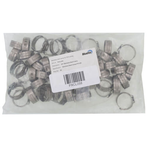 Main product image of 5/8" Stainless Steel Clamp (50/bag)