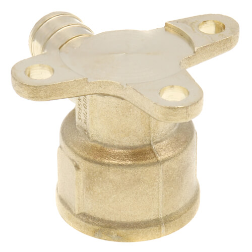 1/2" PEX x 1/2" NPT DZR Brass Drop Ear Elbow (Lead Free)