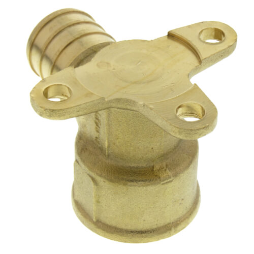 Main product image of 3/4" PEX x 1/2" NPT Brass Drop Ear Elbow (Lead Free)