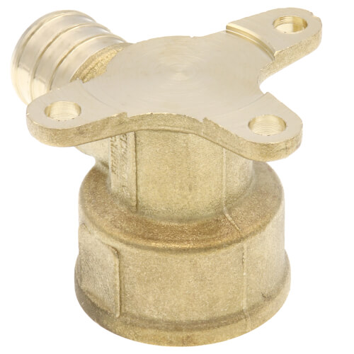 3/4" PEX x 3/4" NPT DZR Brass Drop Ear Elbow (Lead Free)