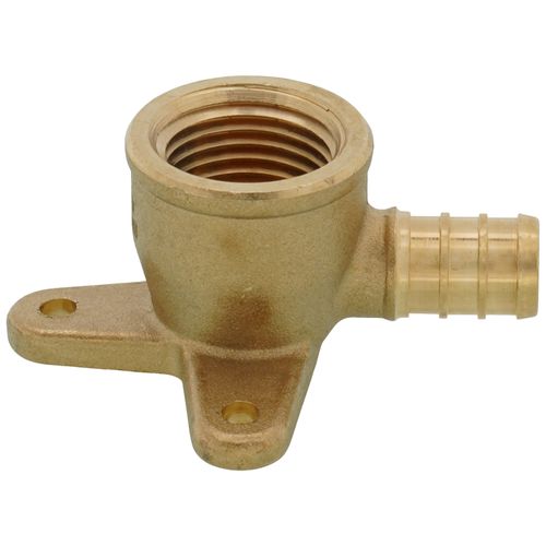 Main product image of 1/2" PEX x 1/2" NPT Brass Drop Ear Elbow (Lead Free)