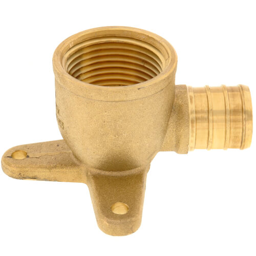 3/4" PEX x 3/4" NPT Brass Drop Ear Elbow (Lead Free)