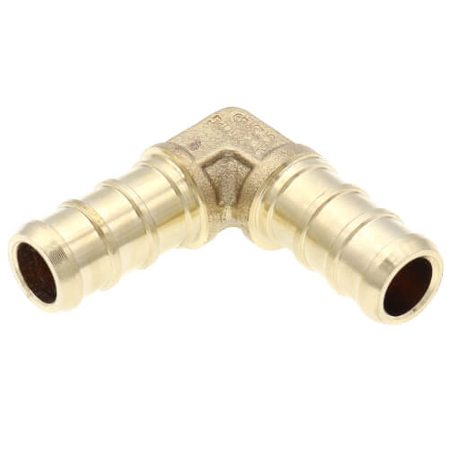 3/8" PEX x 3/8" PEX DZR Brass 90 Elbow (Lead Free)