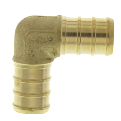 Main product image of 1/2" PEX x 1/2" PEX Brass 90 Elbow (Lead Free)