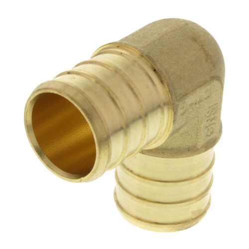 Poly Alloy Lead-Free Crimp Fittings 3/4" x 1/2" PEX Elbows 50 