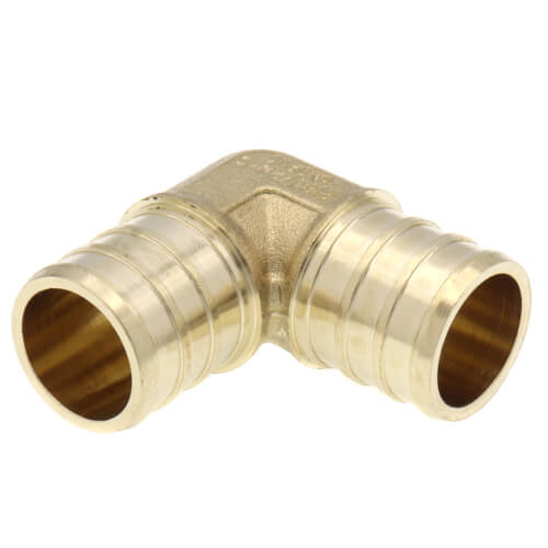 3/4" PEX Crimp DZR Brass 90 Elbow (Lead Free)