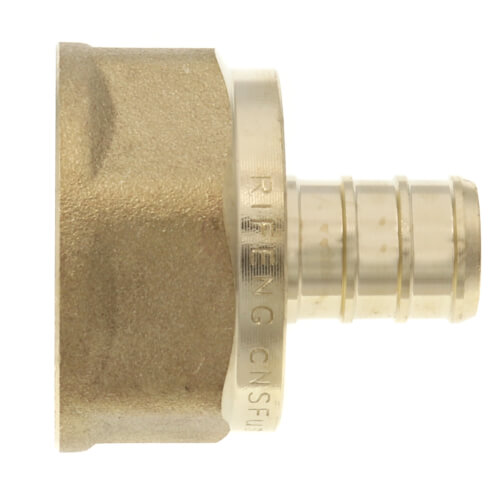 1/2" PEX x 3/4" NPT DZR Brass Female Adapter (Lead Free)