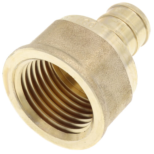 1/2" PEX x 1/2" NPT DZR Brass Female Adapter (Lead Free)