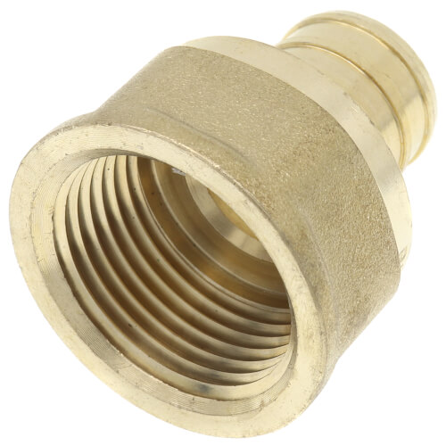 3/4" PEX x 3/4" NPT DZR Brass Female Adapter (Lead Free)