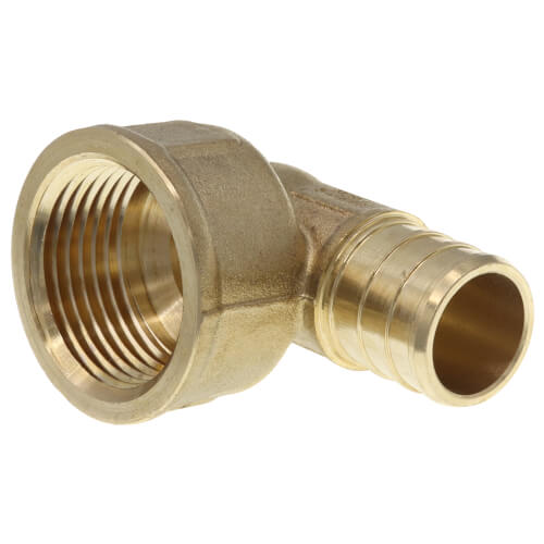 Main product image of 3/4" PEX x FNPT DZR Brass Threaded Elbow (Lead Free)