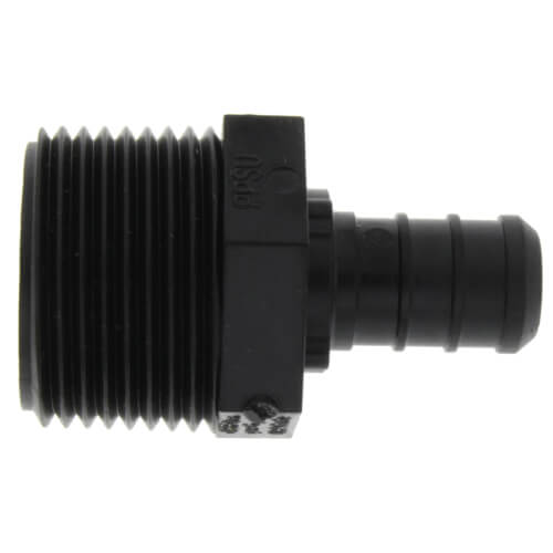 1/2" Poly PEX Crimp x 3/4" NPT Male Adapter