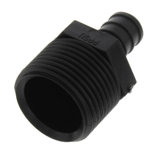 1/2" Poly PEX Crimp x 3/4" NPT Male Adapter